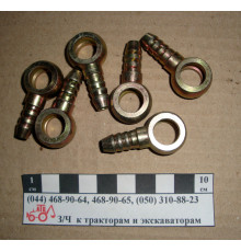 Штуцер кутник НД кільцевий d-12 мм