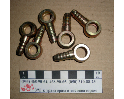 Штуцер кутник НД кільцевий d-12 мм