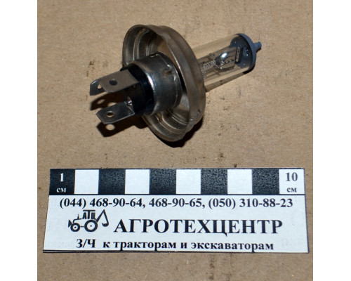 Лампа головного світла галогенна H4 24V 75/70W Р45Т (3 штирі)