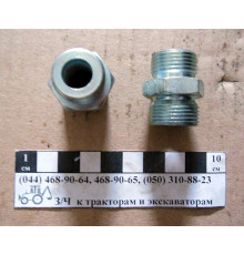Штуцер з'єднувальний НШ-10 фланця S27 М20х1.5/М22х1.5