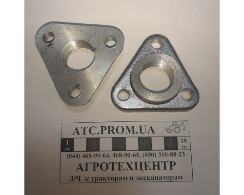 Фланець Р-80 зливний алюмінієвий прямий