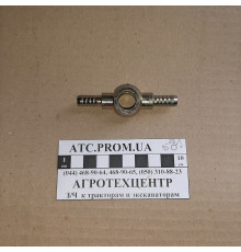 Штуцер (кутник) НТ кільцевий (d-14мм) два виходи