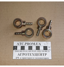 Штуцер (кутник) НТ кільцевий d-16мм