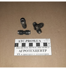 З'єднувач аварійний 6х6 пластикової трубки ПВХ RD 01.02.102