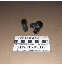 З'єднувач аварійний 8х8 пластикової трубки ПВХ RD 01.02.70