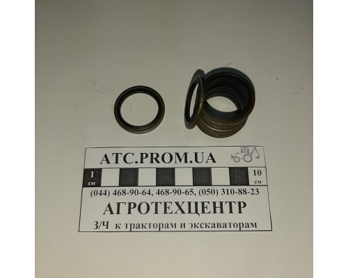 Кільце металеве з гумовим ущільненням d20х28х2