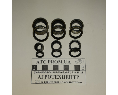 Кільце металеве з гумовим ущільненням d22х30х2