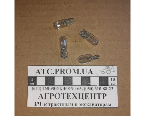 Лампа розжарювання W3w 12v 3w W2.1x9.5d Narva