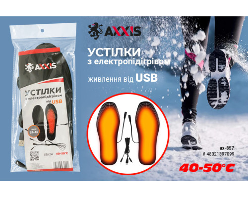 Устілки із підігрівом від USB