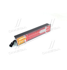 Ліхтар ГАЗ 3302 задн. LED прав. (червона вставка) 12/24В <ДК> DK 3710R.01
