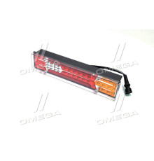 Ліхтар ГАЗ 3302 задн. LED лев. (червона вставка) 12/24В <ДК> DK 3710L.01