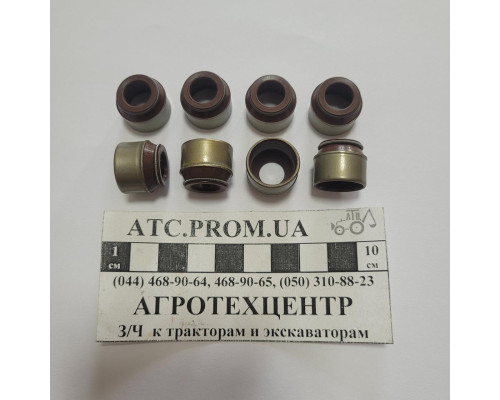 Комплект сальників клапанів Д-240, Д-245, Д-260 (ММЗ) 240-1007020-В 8 штук в комплекті