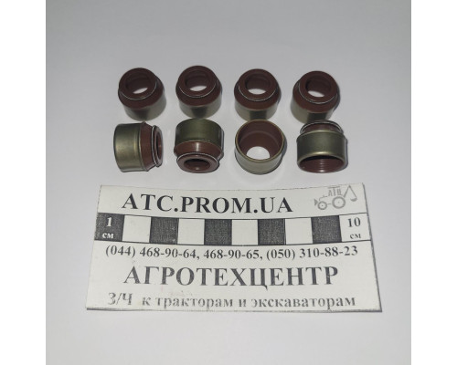 Комплект сальників клапанів Д-240, Д-245, Д-260 (ММЗ) 240-1007020-В 8 штук в комплекті
