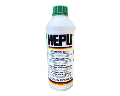 Антифриз HEPU GREEN концентрат (каністра 1,5 л) P999-GRN