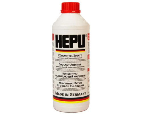 Антифриз HEPU G12 RED концентрат (Каністра 1,5л) P999-G12