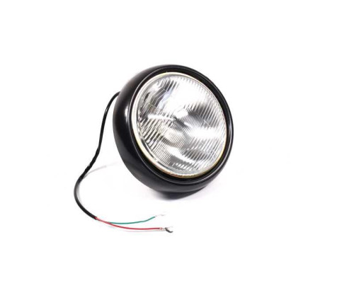 Фара ГАЗ 3307,4301,ЗІЛ,ПАЗ,УАЗ 12V ФГ122 (залізний корпус, з галогенкою 12V 100/90W) (DETALKA)