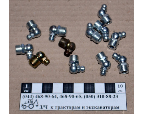 Прес маслянка кутова М-10 кут 45° М-10х1х45