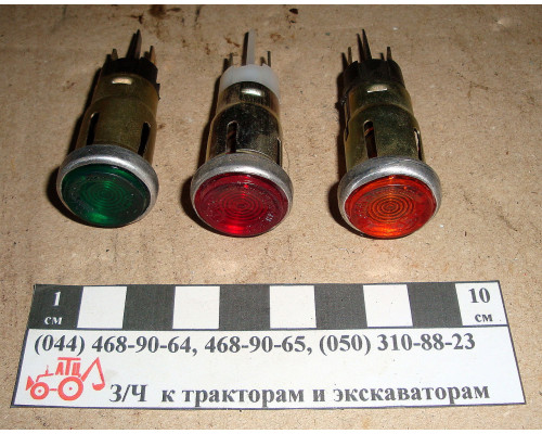 Ліхтар контрольної лампи жовтогарячий ПД20ЕД