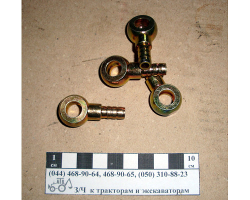 Штуцер кутник НД кільцевий d-10 мм