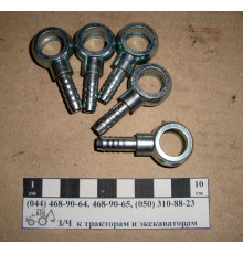 Штуцер кутник НД кільцевий d-14 мм