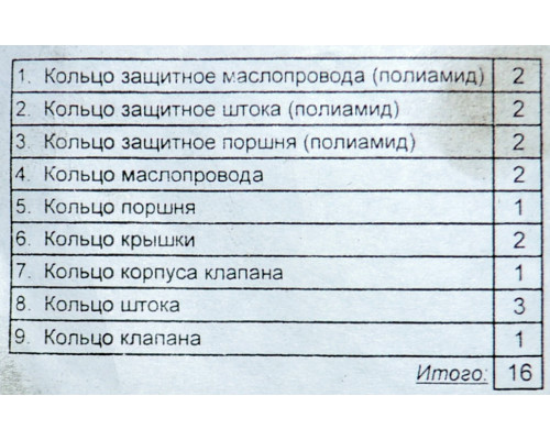 Ремкомплект ЦС-110