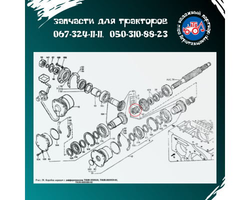 Муфта реверсу Т-40 Z=22 Т60-1701154
