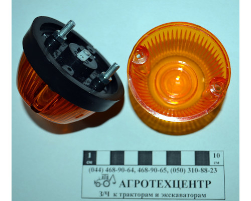 Скло ліхтаря повороту (круглого) УП-101-01-2