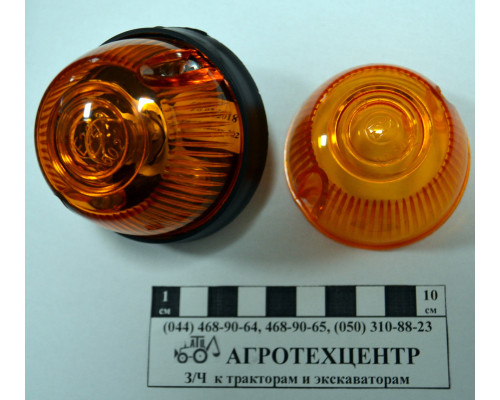 Скло ліхтаря повороту (круглого) УП-101-01-2