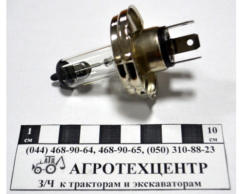 Лампа головного світла галогенка H4 12 V 60/55W Р45Т (3 контакти)